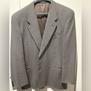 Giorgio Armani Le Collezioni Houndstooth Blazer Italy Excellent 42 (see msmts)